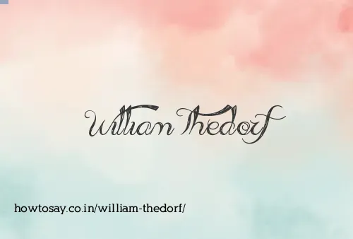 William Thedorf