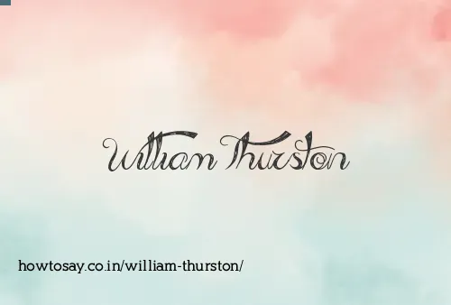 William Thurston