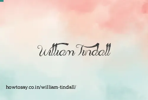William Tindall
