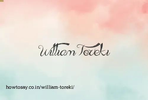 William Toreki