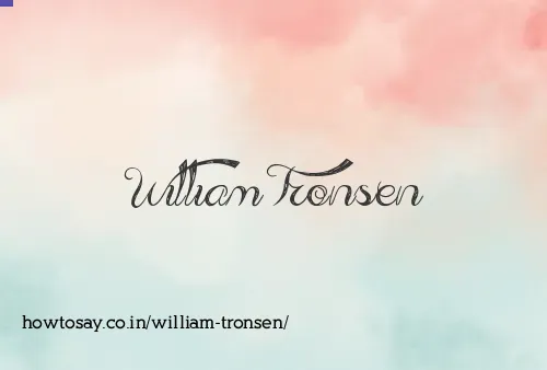 William Tronsen