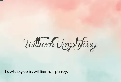 William Umphfrey