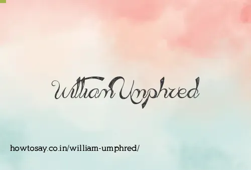 William Umphred