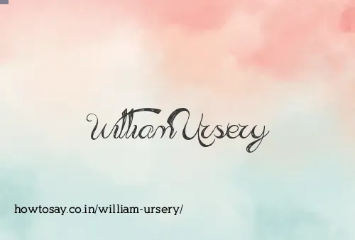 William Ursery