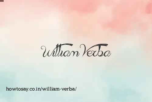 William Verba