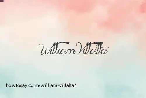 William Villalta