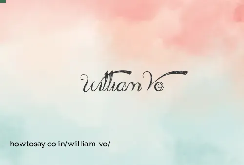 William Vo