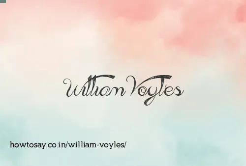 William Voyles