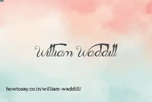 William Waddill
