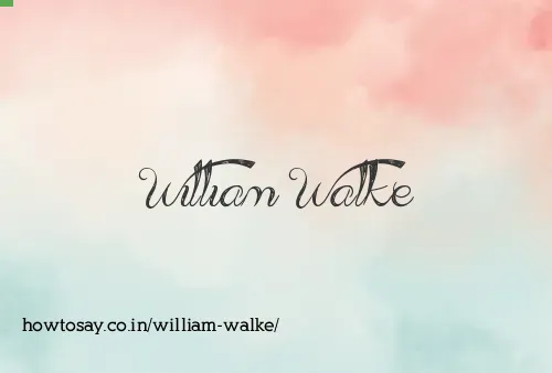 William Walke