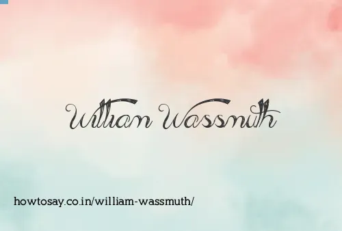 William Wassmuth