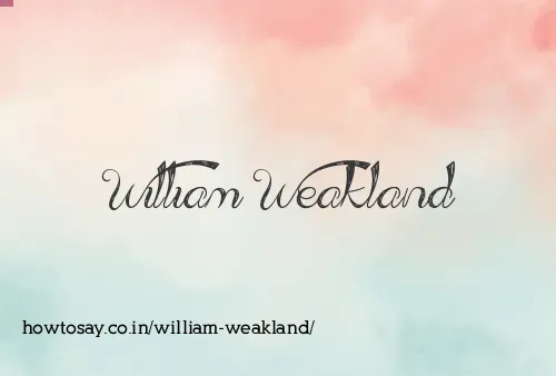 William Weakland