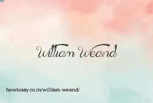 William Weand