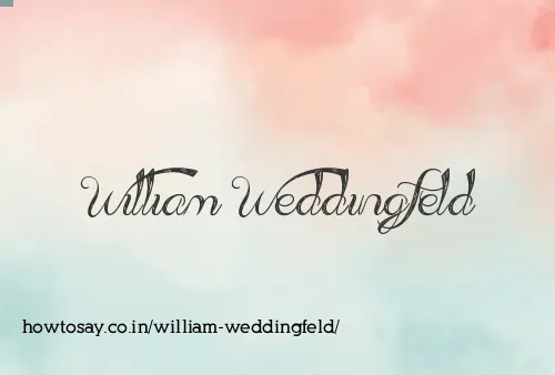 William Weddingfeld