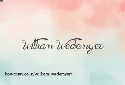 William Wedemyer