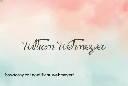 William Wehmeyer
