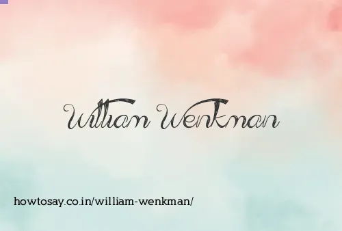 William Wenkman