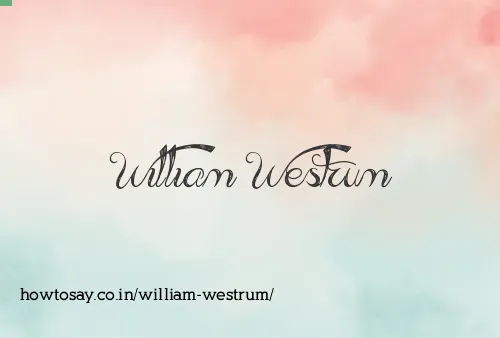 William Westrum