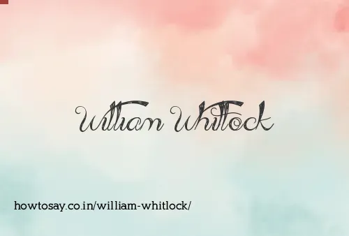 William Whitlock