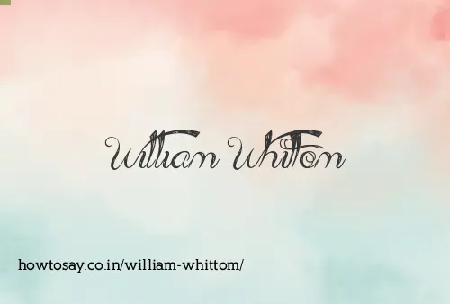 William Whittom