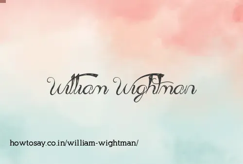 William Wightman