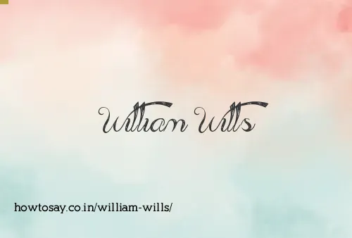 William Wills
