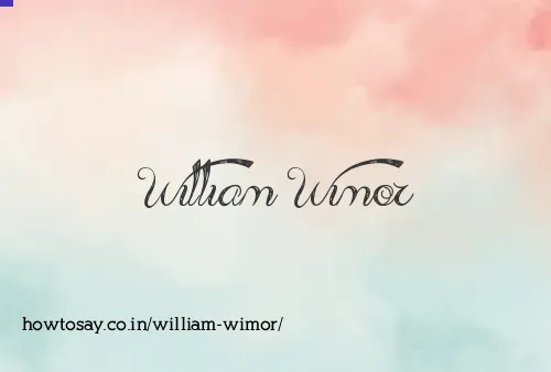 William Wimor