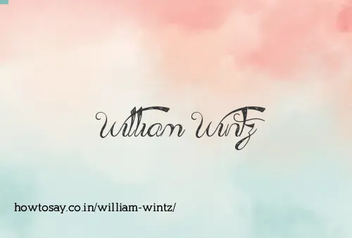 William Wintz