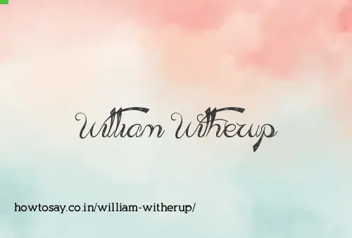 William Witherup