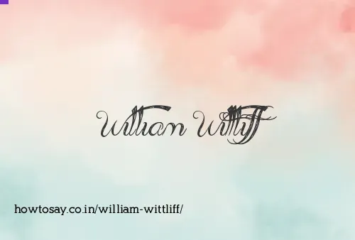 William Wittliff