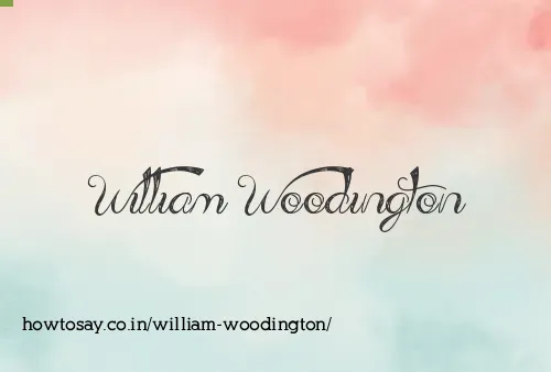 William Woodington