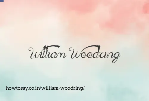 William Woodring