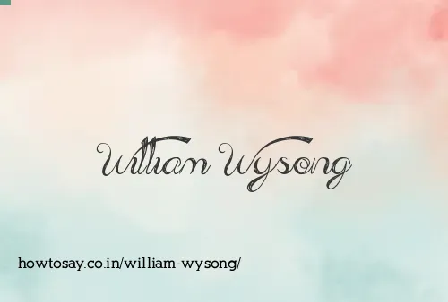 William Wysong