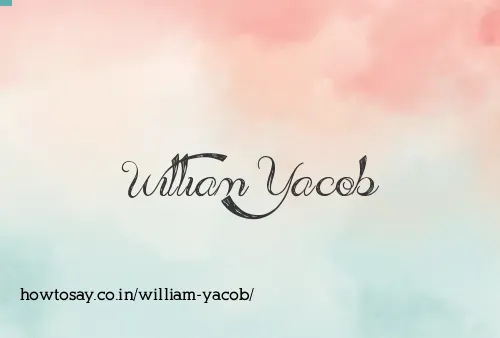 William Yacob