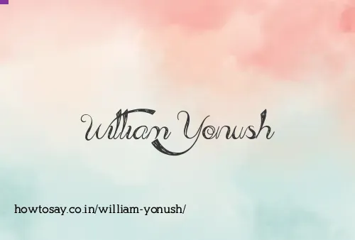William Yonush