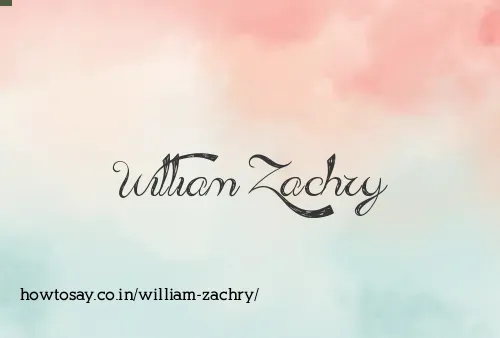 William Zachry
