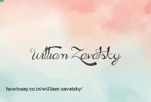 William Zavatsky
