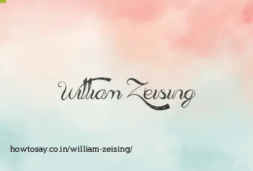 William Zeising
