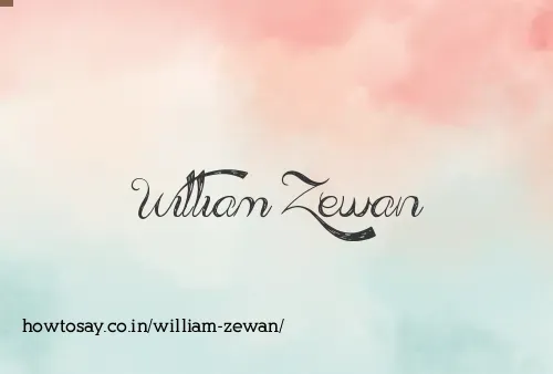 William Zewan