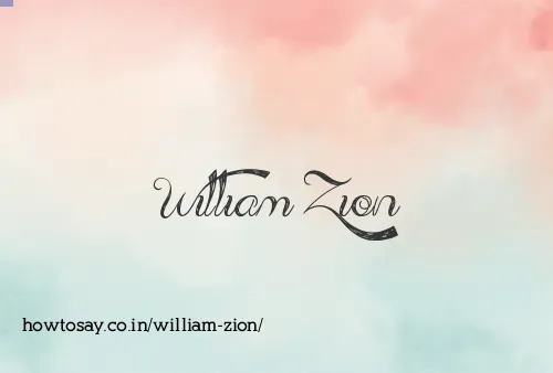 William Zion