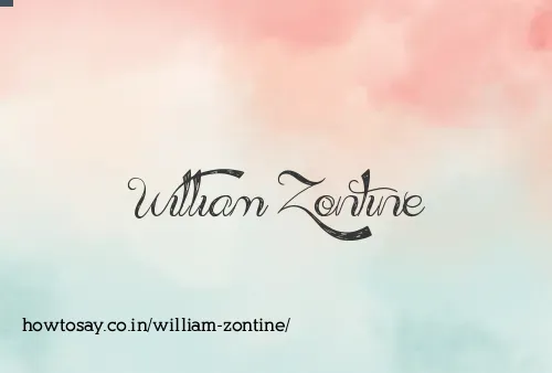 William Zontine