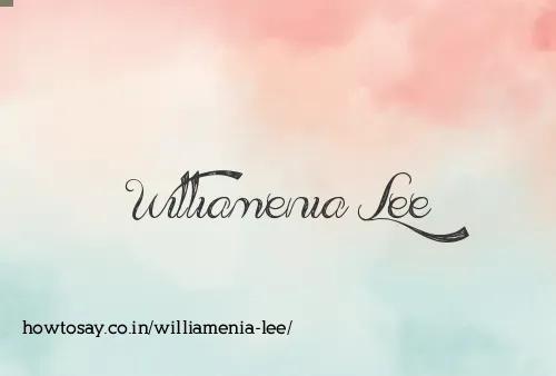 Williamenia Lee