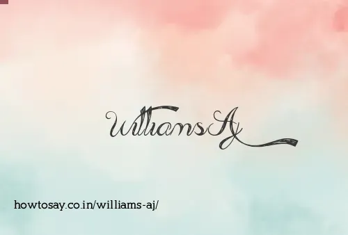 Williams Aj