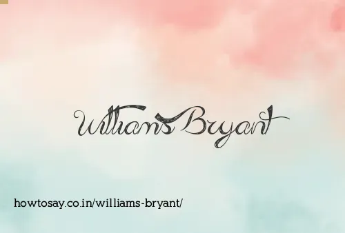 Williams Bryant