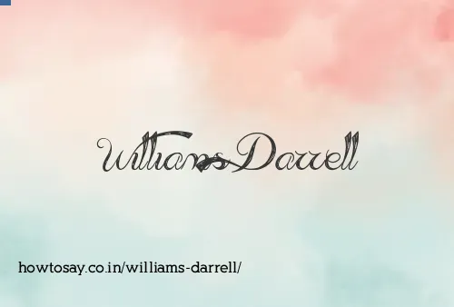 Williams Darrell