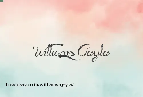 Williams Gayla