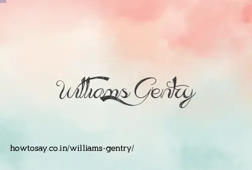 Williams Gentry