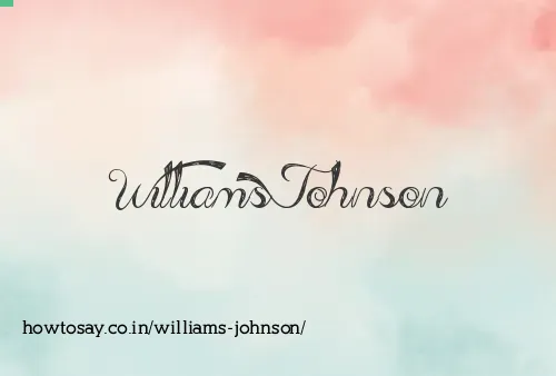 Williams Johnson