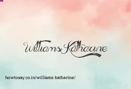 Williams Katharine