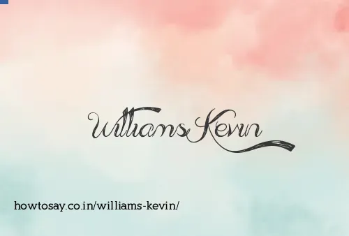 Williams Kevin